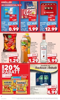 Bier im Kaufland Prospekt "Aktuelle Angebote" mit 64 Seiten (Halberstadt)