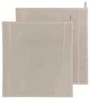 Lot de 2 essuie mains carré éponge en promo chez Super U Carcassonne à 3,90 €