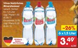 Natürliches Mineralwasser Angebote von Vitrex bei Netto Marken-Discount Singen für 3,49 €