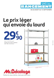 Catalogue Mr.Bricolage à Vaux-sur-Mer, avec 25 pages Prospectus Mr.Bricolage à Vaux-sur-Mer, "SPÉCIAL RANGEMENT", 25 pages, 26/08/2026 - 13/09/2026