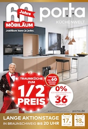 porta Möbel Prospekt: "60 JAHRE MÖBILÄUM", 12 Seiten, 12.10.2025 - 25.10.2025