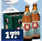 Oktoberfestbier im Angebot bei Getränkewelt in Ahaus Oktoberfestbier Angebote von Spaten bei Getränkewelt Ahaus für 17,99 €