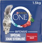 Croquettes spécial chat stérilisé au boeuf - PURINA ONE dans le catalogue Netto