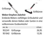 Weber-Stephen Zubehör Angebote bei Holz Possling Potsdam für 26,95 €