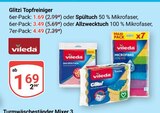 Glitzi Topfreiniger im Angebot bei GLOBUS in Wiesbaden Glitzi Topfreiniger Angebote von Vileda bei GLOBUS Wiesbaden für 1,69 €