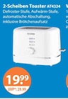 2-Scheiben Toaster AT4324 im Angebot bei V-Markt in Memmingen 2-Scheiben Toaster AT4324 Angebote bei V-Markt Memmingen für 19,99 €