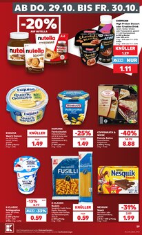 Nutella im aktuellen Kaufland Prospekt (Emden) Nutella im Kaufland Prospekt "Hier bin ich richtig" mit 80 Seiten (Emden)