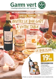 Catalogue Gamm vert à Combrée, avec 4 pages Prospectus Gamm vert à Combrée: "INVITEZ LE BON GOÛT À VOTRE TABLE", 4} pages, 12/11/2025 - 24/12/2025