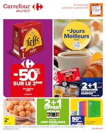 Prospectus Carrefour Market à Lézignan-Corbières, "les Jours Meilleurs avec Les Produits Carrefour", 68 pages, 26/08/2025 - 07/09/2025