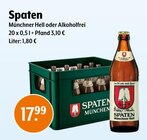 Münchner Hell oder Alkoholfrei im Trink und Spare Prospekt zum Preis von 17,99 €