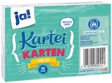 Karteikarten von ja! für 2,49 € bei REWE im Angebot Karteikarten von ja! im aktuellen REWE Prospekt