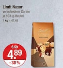 Nuxor im V-Markt Prospekt Nuxor von Lindt im aktuellen V-Markt Prospekt für 4,89 €