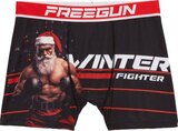 Boxer homme "Noël" - FREEGUN en promo chez Carrefour Créteil à 6,99 €