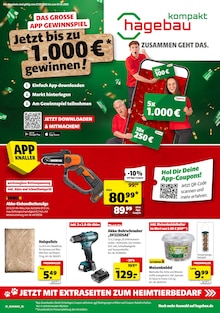 Aktueller hagebau kompakt Prospekt "SO günstig geht das!" Seite 1 von 12 Seiten für Himmelpforten