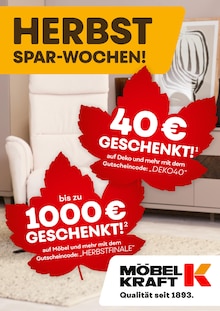 Kopfkissen im Möbel Kraft Prospekt "HERBST SPAR-WOCHEN" mit 1 Seiten (Berlin)