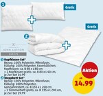 Aktuelles Kopfkissen-Set oder Steppbett-Set Angebot bei Penny in Chemnitz ab 14,99 €