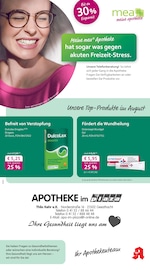 Aktueller mea - meine apotheke Apotheken Prospekt in Geesthacht und Umgebung, "Unsere August-Angebote" mit 4 Seiten, 01.08.2025 - 31.08.2025