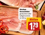 Kernschinken im Angebot bei REWE in Gelsenkirchen Kernschinken Angebote von Abraham bei REWE Gelsenkirchen für 1,79 €