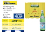 Mineralwasser von San Pellegrino im aktuellen METRO Prospekt