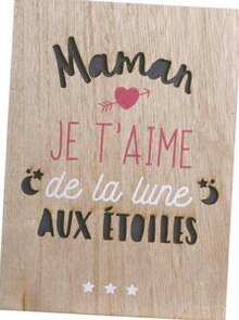 Cadre leds en bois maman 28 x 20 x 3,5 cm - Géant Casino à Angers Cadre leds en bois maman 28 x 20 x 3,5 cm en promo chez Géant Casino Angers à 5,90 €