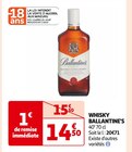 WHISKY - BALLANTINE'S à 14,50 € dans le catalogue Auchan Supermarché
