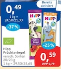 Früchteriegel von Hipp für 0,49 € bei budni im Angebot Früchteriegel von Hipp im aktuellen budni Prospekt