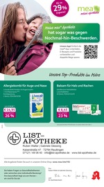 mea - meine apotheke Apotheken Prospekt der aktuellen Woche mit 4 Seiten, gültig von 01.03.2026 bis 31.03.2026, in Reutlingen und Umgebung Aktueller mea - meine apotheke Apotheken Prospekt in Reutlingen und Umgebung, "Unsere März-Angebote" mit 4 Seiten, 01.03.2026 - 31.03.2026
