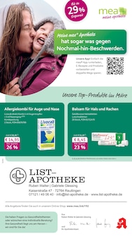 Aktueller mea - meine apotheke Prospekt für Reutlingen und Ungebung, Seiten zum blättern mea - meine apotheke Prospekt Unsere März-Angebote mit Seiten in Reutlingen und Umgebung