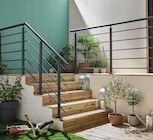 Kit garde-corps à plat oxalis noir 2 ml - ALUMIN'HOME - Castorama Kit garde-corps à plat oxalis noir 2 ml - ALUMIN'HOME à 74,50 € dans le catalogue Castorama