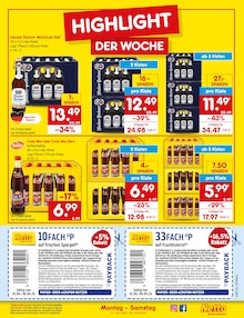 Bier im Netto Marken-Discount Prospekt "Aktuelle Angebote" mit 68 Seiten (München)