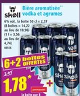 Bière aromatisée vodka et agrumes - SKOLL en promo chez Norma Mulhouse à 1,78 €