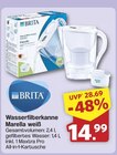 Wasserfilterkanne Marella weiß Angebote von Brita bei famila Nordwest Lingen für 14,99 €