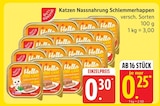 Katzen Nassnahrung Schlemmerhappen im Angebot bei EDEKA in Greifswald Katzen Nassnahrung Schlemmerhappen Angebote von Gut & Günstig bei EDEKA Greifswald für 0,25 €