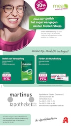 mea - meine apotheke Prospekt für Köln mit 4 Seiten mea - meine apotheke Prospekt für Köln: "Unsere August-Angebote", 4 Seiten, 01.08.2025 - 31.08.2025