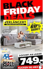 Aktueller Seats and Sofas Prospekt mit Flachbildfernseher, "BLACK FRIDAY DEALS", Seite 1