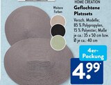 Geflochtene Platzsets im ALDI SÜD Prospekt Geflochtene Platzsets von Home Creation im aktuellen ALDI SÜD Prospekt für 4,99 €