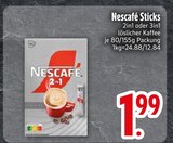 Sticks 2in1 im Angebot bei EDEKA in Kaufbeuren Sticks 2in1 Angebote von Nescafé bei EDEKA Kaufbeuren für 1,99 €