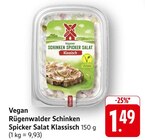Schinken Spicker Salat Klassisch im Angebot bei EDEKA in Singen Schinken Spicker Salat Klassisch Angebote von Rügenwalder bei EDEKA Singen für 1,49 €