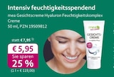 Gesichtscreme Hyaluron Feuchtigkeitskomplex Creme im aktuellen Prospekt bei mea - meine apotheke in Hallerndorf