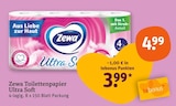 Toilettenpapier Ultra Soft von Zewa für 3,99 € bei tegut im Angebot Toilettenpapier Ultra Soft von Zewa im aktuellen tegut Prospekt