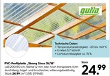 PVC-Profilplatte „Strong Sinus 76/18“ im Angebot bei Hellweg in Langenhagen PVC-Profilplatte „Strong Sinus 76/18“ Angebote von Gutta bei Hellweg Langenhagen für 24,99 €