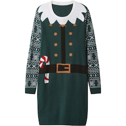 Damen-Feinstrickkleid