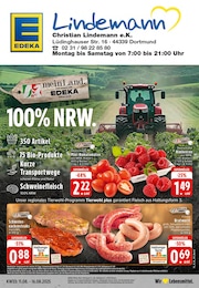 EDEKA Prospekt für Dortmund mit 24 Seiten EDEKA Prospekt für Dortmund: "Aktuelle Angebote", 24 Seiten, 11.08.2025 - 16.08.2025