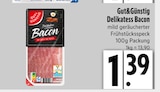 Delikatess Bacon von Gut&Günstig im aktuellen E xpress Prospekt für 1,39 €