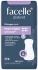 Hygiene-Einlagen Maxi Night von Facelle Diskret im aktuellen Rossmann Prospekt für 2,99 €