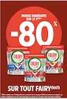 -80% REMISE IMMÉDIATE SUR LE 2ÈME SUR TOUT FAIRY - FAIRY en promo chez Intermarché Asnières-sur-Seine