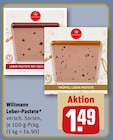 Leber-Pastete mit Geflügel Angebote von Wiltmann bei REWE Koblenz für 1,49 €