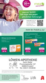 mea - meine apotheke Apotheken Prospekt der aktuellen Woche mit 4 Seiten, gültig von 01.07.2026 bis 31.07.2026, in Ensdorf und Umgebung Aktueller mea - meine apotheke Apotheken Prospekt in Ensdorf und Umgebung, "Unsere Juli-Angebote" mit 4 Seiten, 01.07.2026 - 31.07.2026
