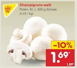 Aktuelles Champignons weiß Angebot bei Netto Marken-Discount in München ab 1,69 €