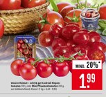 Cocktail Rispen-Tomaten im Angebot bei Marktkauf in Freiburg Cocktail Rispen-Tomaten Angebote von Unsere Heimat bei Marktkauf Freiburg für 1,99 €